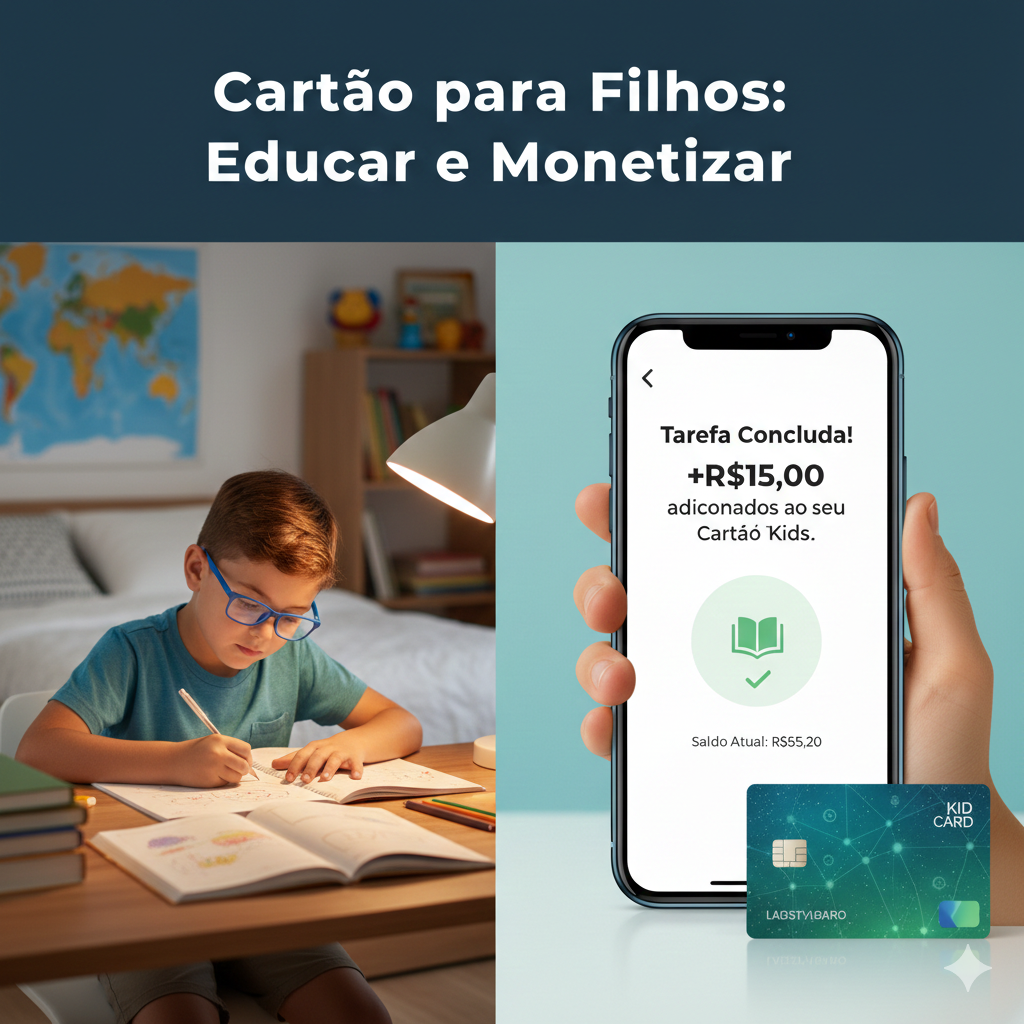 Cartão para Filhos: Educar e Monetizar